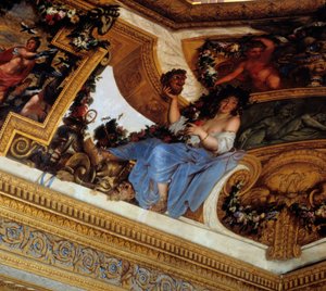 Thalia, One of the Muses, Patron of Comedy and Pastoral Poetry (Detail) by Charles Le Brun