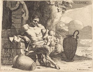 Vesper (Evening) by Charles Le Brun