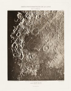 Photographic Chart of the Moon, plate II.A, September 13 by Charles le Morvan