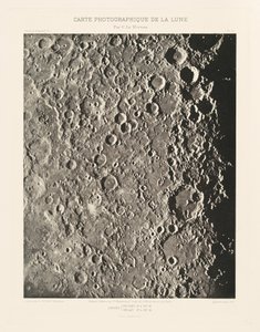 Photographic Chart of the Moon, plate III, April 27 by Charles le Morvan