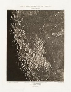Photographic Chart of the Moon, plate VIII.A, September 13 by Charles le Morvan