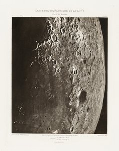 Photographic Chart of the Moon, plate XXI.A, October 23 by Charles le Morvan