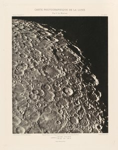Photographic Chart of the Moon, plate XXIV by Charles le Morvan