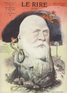 Ferdinand Sarrien, French Politician. Illustration for Le Rire