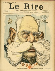 Illustration of Charles Leandre (1862-1934) for the Cover of Le Rire