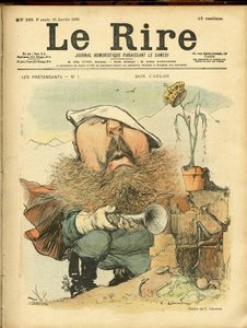 Illustration by Charles Leandre for the Cover of Le Rire by Charles Leandre