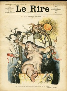 Illustration of Charles Leandre for the Cover of Le Rire by Charles Leandre