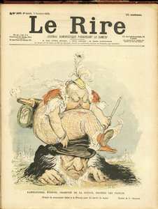 Illustration of Charles Leandre for the Cover of Le Rire by Charles Leandre
