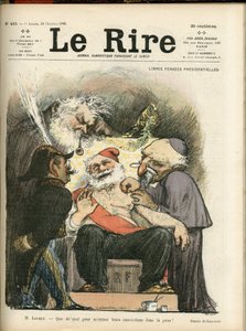 Illustration of Charles Leandre (1862-1934) for the Cover of Le Rire, No. 415