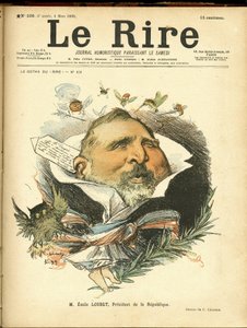 Illustration by Charles Leandre for the Cover of Le Rire by Charles Leandre