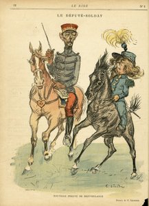 Illustration of Charles Leandre (1862-1934) in Le Rire by Charles Leandre