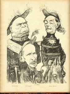 Illustration of Charles Leandre (1862-1934) in Le Rire by Charles Leandre
