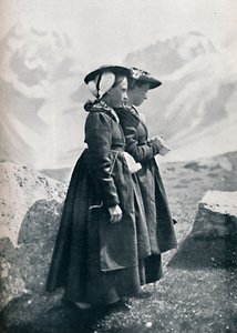 Two Swiss Women, 1912 by Charles Lefebure