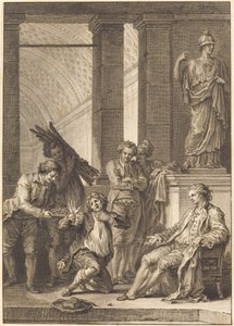 The Peasant by Charles Louis Lingée after Jean Honoré Fragonard