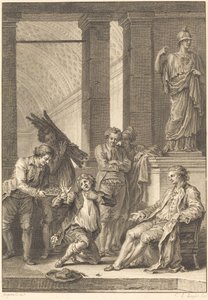 The Peasant by Charles Louis Lingée after Jean Honoré Fragonard