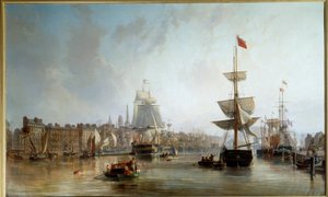The Port of Rouen in 1855