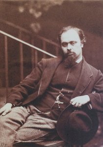 Dante Gabriel Rossetti, Photographed by Lewis Carroll by Charles Lutwidge (1832 98) Dodgson