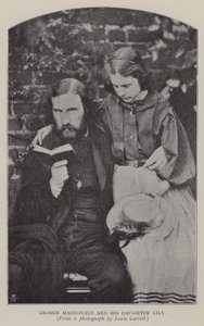George Macdonald and his Daughter Lily by Charles Lutwidge Dodgson