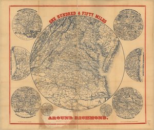 One hundred & fifty miles around Richmond. 9th ed. by Charles Magnus