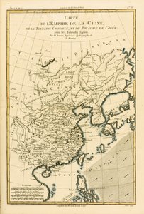 The Chinese Empire, Chinese Tartary and the Kingdom of Korea, with the Islands of Japan, from Atlas de Toutes les Parties Connues du Globe Terrestre by Guillaume Raynal (1713-96) Published 1780
