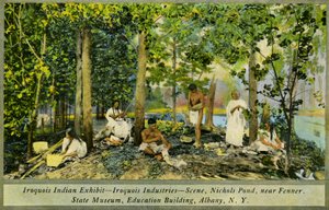 Iroquois Indian Exhibit, State Museum, Albany
