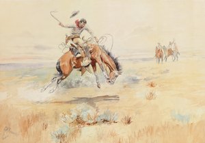 The Bronco Buster, 1894 by Charles Marion Russell