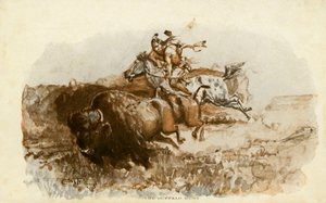 The Buffalo Hunt by C. M. Russell