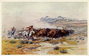 The Buffalo Hunt by C. M. Russell
