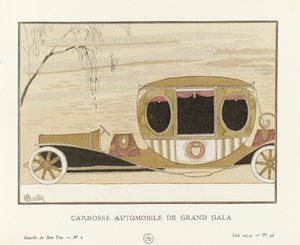 Carrosse Automobile de Grand Gala, pub. 1914 by Charles Martin