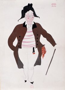 Costume for character of Bartolo from The Barber of Seville