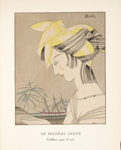 Le Madras Jaune, from a Collection of Fashion Plates by Charles Martin