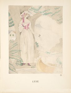 Summer, from a Collection of Fashion Plates by Charles Martin