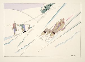 Sled, from Sports & Entertainments, pub. 1914 by Charles Martin