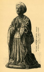 The Virgin Annunciate, Marble Statue, 1519 by Charles Martin Hodges