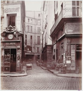 Impasse St. Claude, from Rue St. Sauveur, Paris, between 1858-78 by Charles Marville