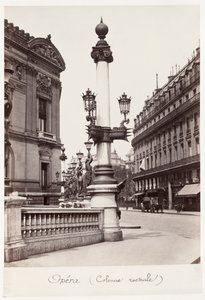 Opéra Rostral Column, c. 1875 by Charles Marville
