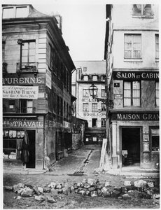 Paris 4 rue de Breteuil, View Taken from rue Reaumur towards rue Vaucanson, 1858-78 by Charles Marville