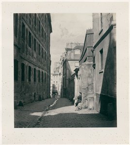 Rue Chartière (Chartière Alley) from Rue de Reims by Charles Marville