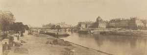The Seine from the Pont du Carrousel Looking towards Notre Dame by Charles Marville