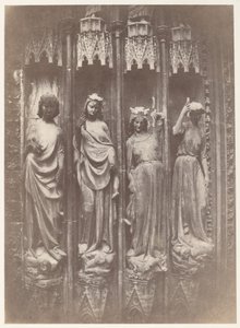 The Virtues Crushing the Vices, Strasbourg Cathedral by Charles Marville