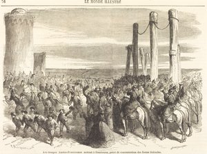 The Austro-Prussian Troops Entering Hamburg... [top half]