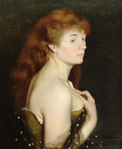 Portrait of a Young Red Haired Woman, 1889