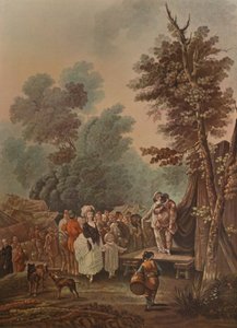 Village Fair by Charles Melchior Descourtis