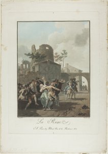 The Brawl by Charles Melchior Descourtis