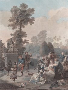 Le Tambourin, 1788-94 by Charles Melchior Descourtis