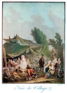 Noce de Village by Charles Melchior Descourtis