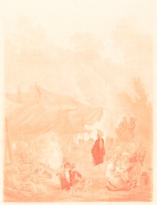 Village Wedding, 1785 by Charles Melchior Descourtis