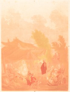 Village Wedding, 1785 by Charles Melchior Descourtis