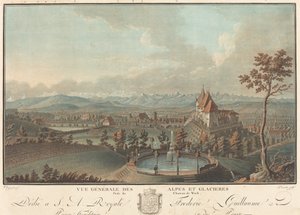 General View of the Alps and Glaciers