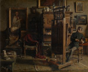 The Studio of the Painter Jules Lambeaux